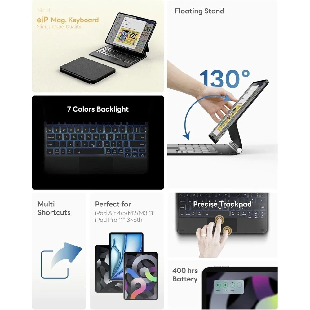 EIP Keyboard Case for iPad Pro 11